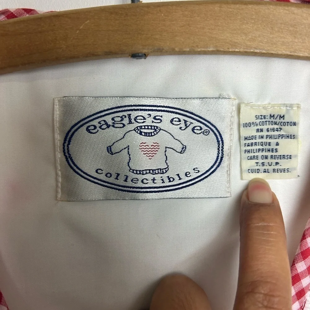 Eagle’s‎ Eye Collection VTG  Fairy Y2K  Lady Bug Embroidery Grandmacore Vest M
